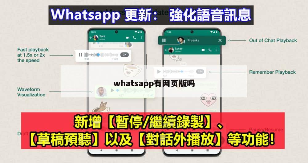whatsapp有网页版吗