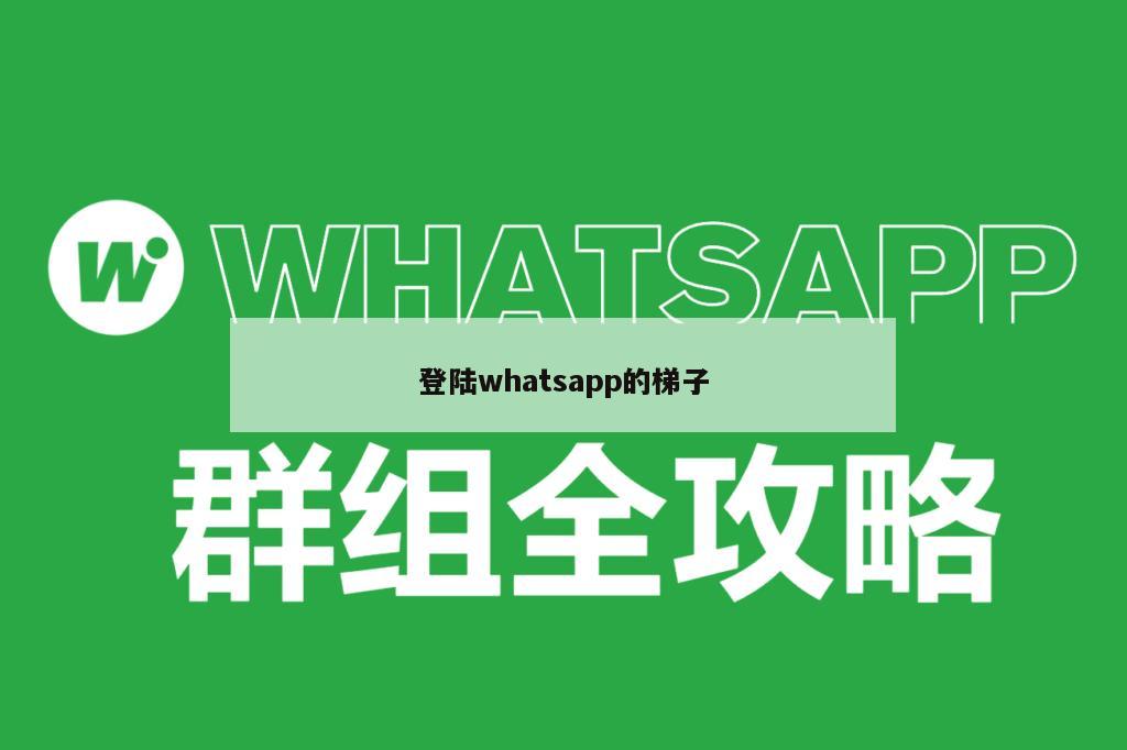 登陆whatsapp的梯子